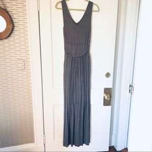 Brass brand gray “Tank Maxi” dress